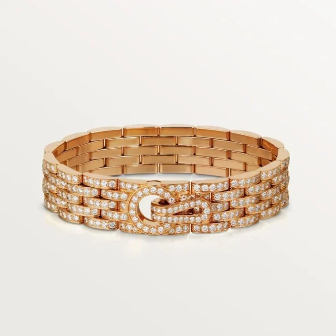 Bransoletka Agrafe, wysadzana Bransoletka Agrafe, wysadzana