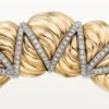 Bransoletka Cartier Libre Tressage, diamenty