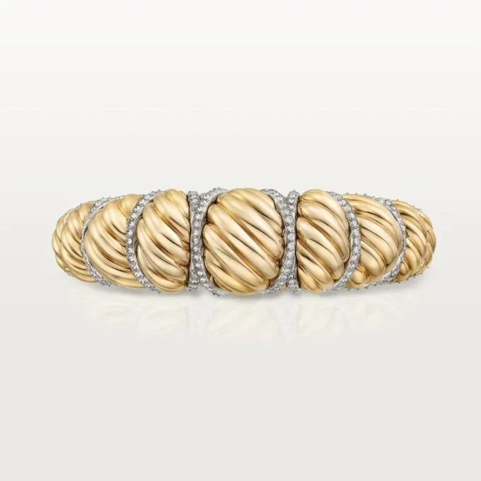 Bransoletka Cartier Libre Tressage, diamenty