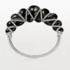 Bransoletka Cartier Libre Tressage, obsydian, diamenty Bransoletka Cartier Libre Tressage, obsydian, diamenty