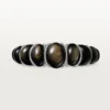 Bransoletka Cartier Libre Tressage, obsydian, diamenty Bransoletka Cartier Libre Tressage, obsydian, diamenty