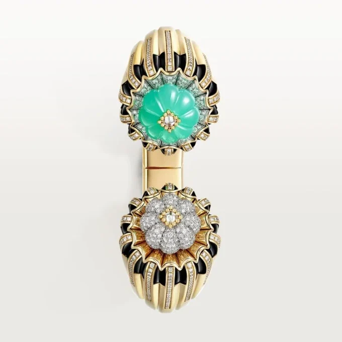 Bransoletka Cartier Libre Tuttitutti, chryzopraz, diamenty