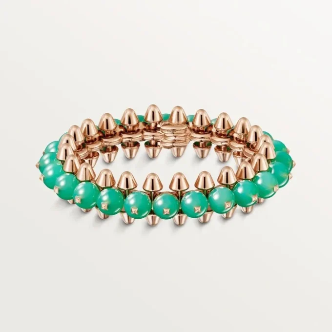 Bransoletka Clash De Cartier, chryzopraz, model w rozmiarze XL