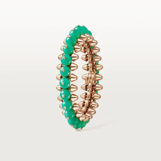 Bransoletka Clash De Cartier, chryzopraz, model w rozmiarze XL
