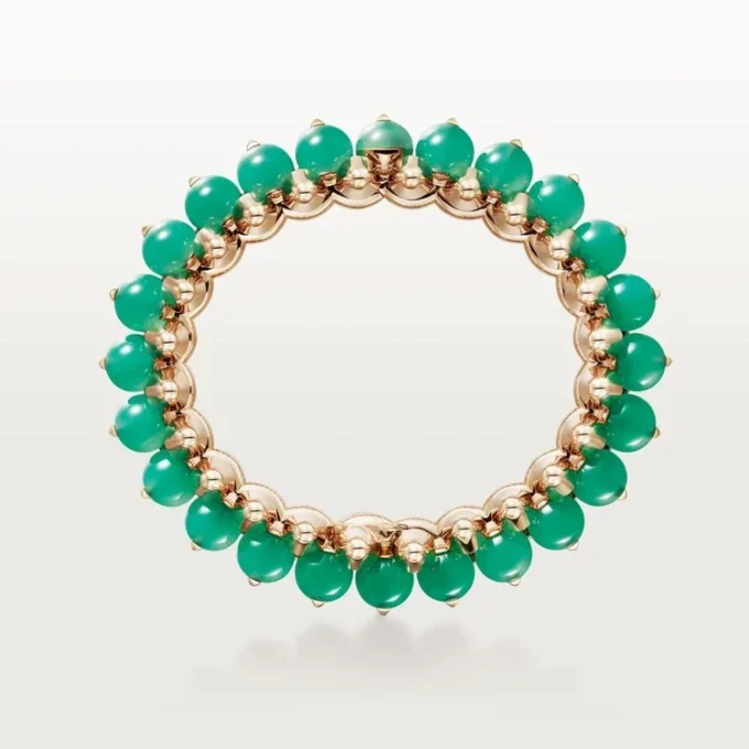 Bransoletka Clash De Cartier, chryzopraz, model w rozmiarze XL