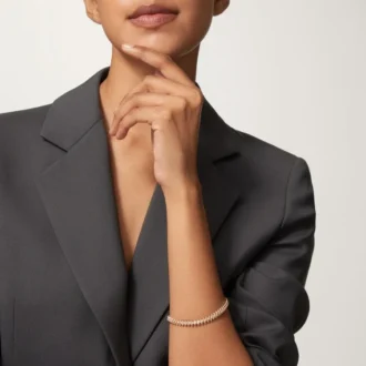 Bransoletka Clash De Cartier, elastyczna, mały model, wysadzana