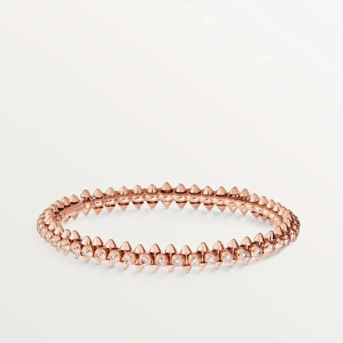 Bransoletka Clash De Cartier, model średni, diamenty