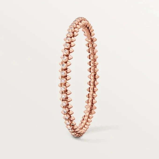 Bransoletka Clash De Cartier, model średni, diamenty