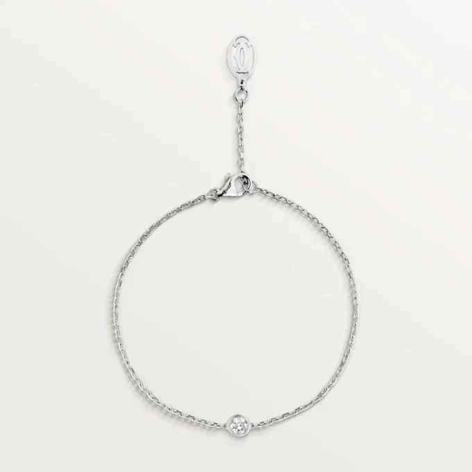 Bransoletka Diamants Legers, rozmiar S – białe złoto, diamenty – Cartier