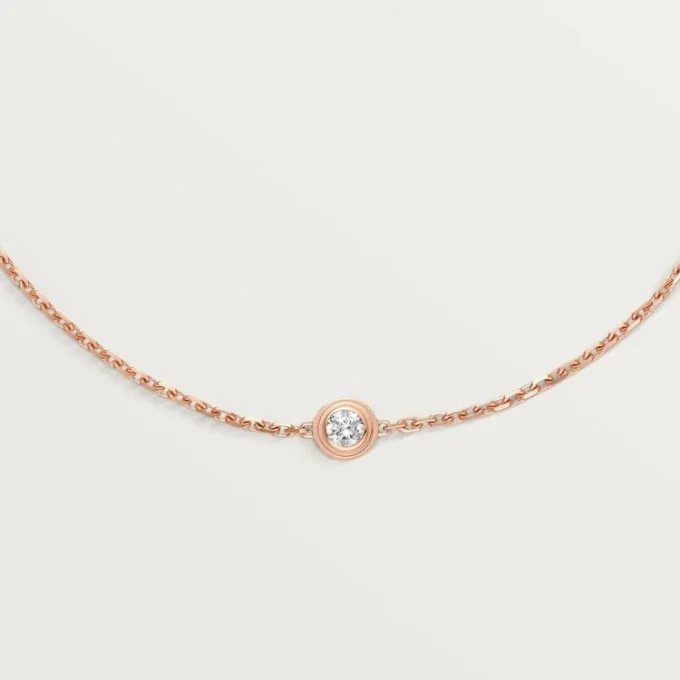 Bransoletka Diamants Legers, rozmiar S – różowe złoto, diamenty – Cartier