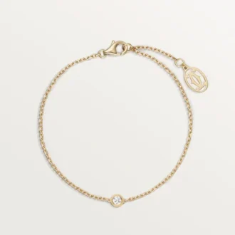 Bransoletka Diamants Legers, rozmiar S – żółte złoto, diament – Cartier