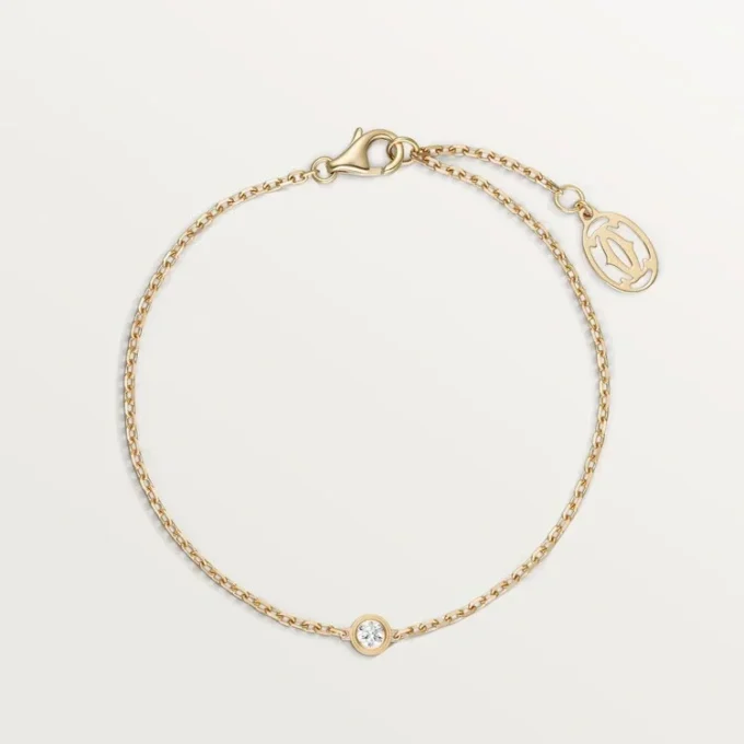 Bransoletka Diamants Legers, rozmiar S – żółte złoto, diament – Cartier