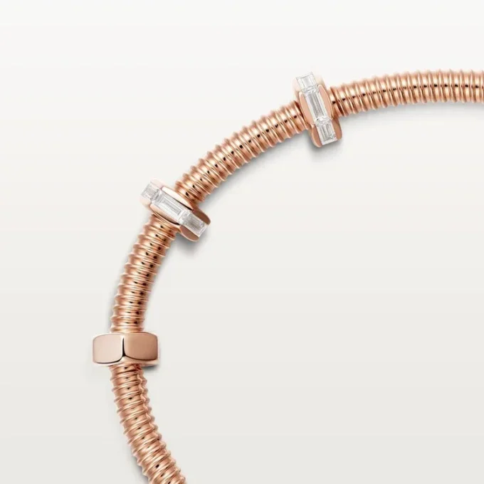 Bransoletka Ecrou De Cartier, diamenty