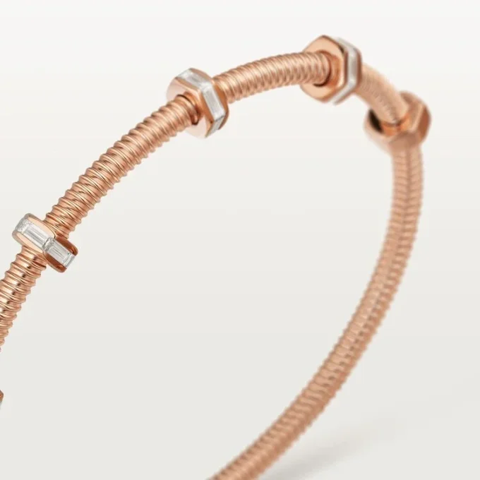 Bransoletka Ecrou De Cartier, diamenty