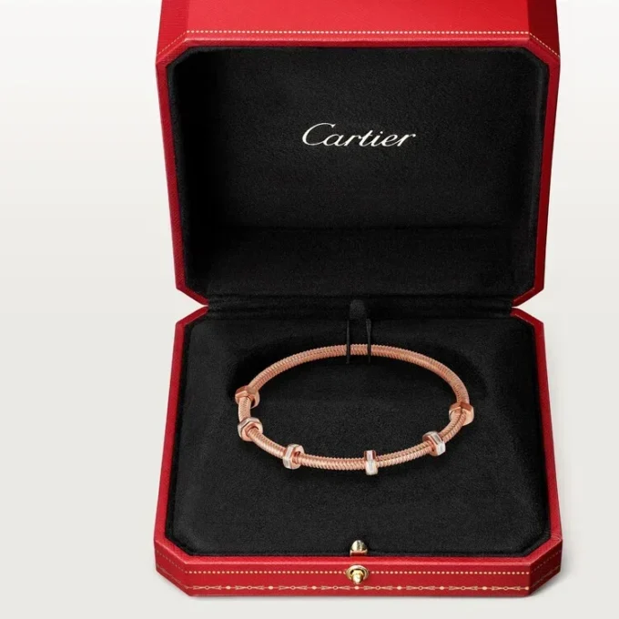 Bransoletka Ecrou De Cartier, diamenty