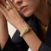 Bransoletka Faune Et Flore De Cartier, żółte, pomarańczowe i brązowe diamenty, wysadzana