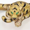 Bransoletka Faune Et Flore De Cartier, żółte, pomarańczowe i brązowe diamenty, wysadzana