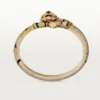 Bransoletka Faune Et Flore De Cartier, żółte, pomarańczowe i brązowe diamenty, wysadzana