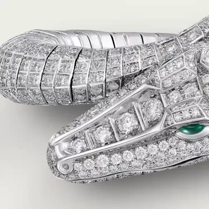 Bransoletka Faune Et Flore De Cartier, wysadzana