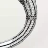 Bransoletka Geometrie & Contrastes, turkusowa, z pavé