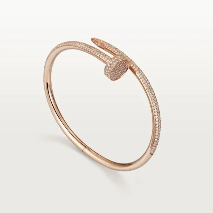Bransoletka Juste Un Clou, model Classic, diamenty