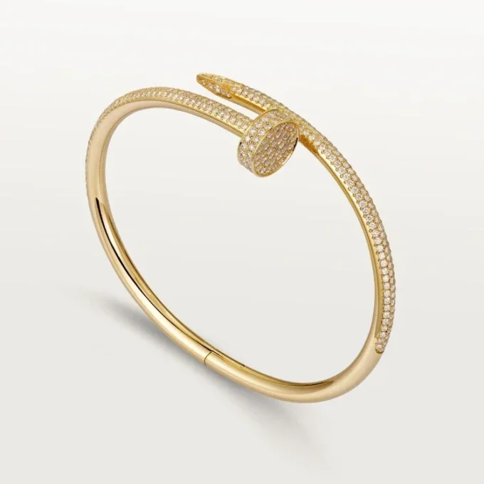 Bransoletka Juste Un Clou, model Classic, diamenty