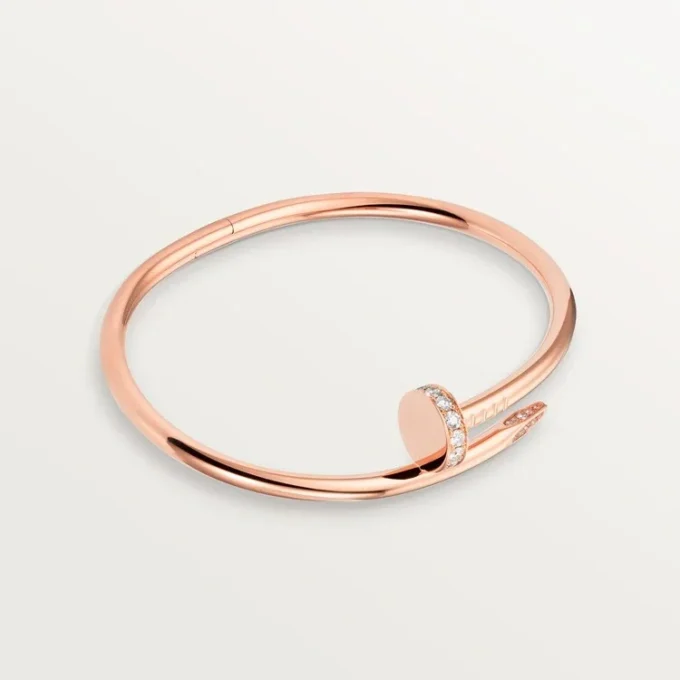 Bransoletka Juste Un Clou, model Classic, diamenty