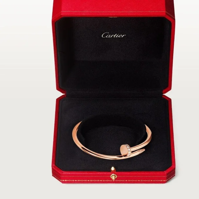 Bransoletka Juste Un Clou, model Classic, diamenty
