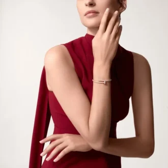 Bransoletka Juste Un Clou, model Classic, diamenty