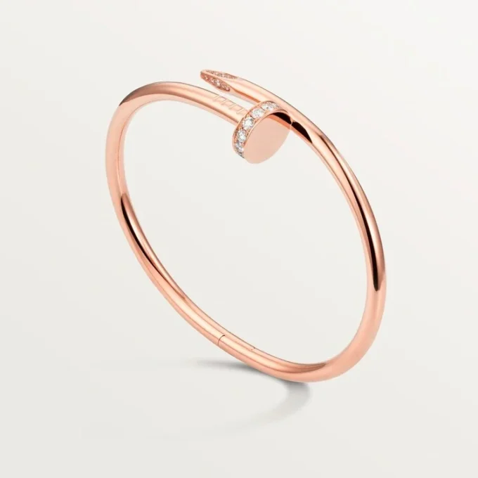 Bransoletka Juste Un Clou, model Classic, diamenty