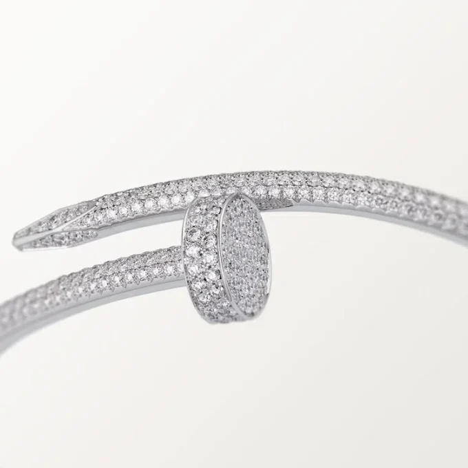 Bransoletka Juste Un Clou, model Classic, diamenty