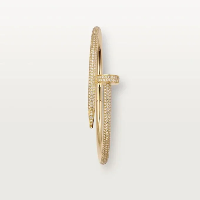 Bransoletka Juste Un Clou, model Classic, diamenty