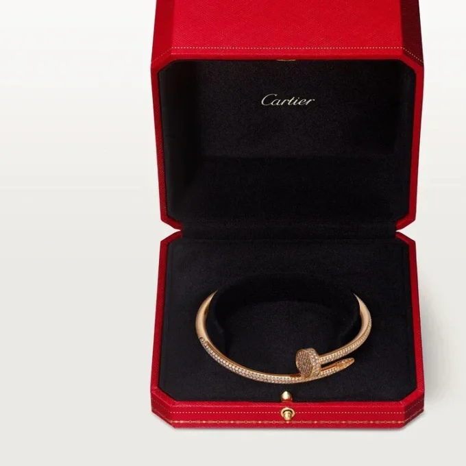 Bransoletka Juste Un Clou, model Classic, diamenty