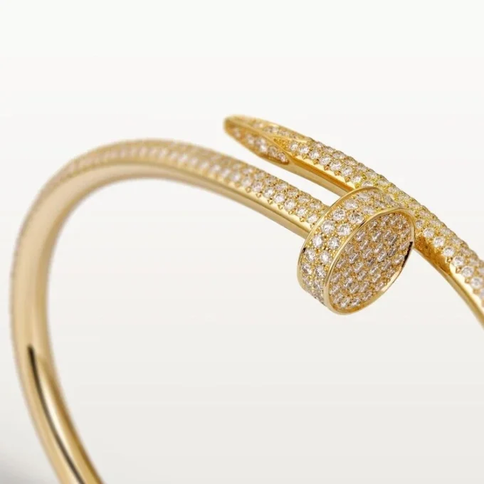 Bransoletka Juste Un Clou, model Classic, diamenty