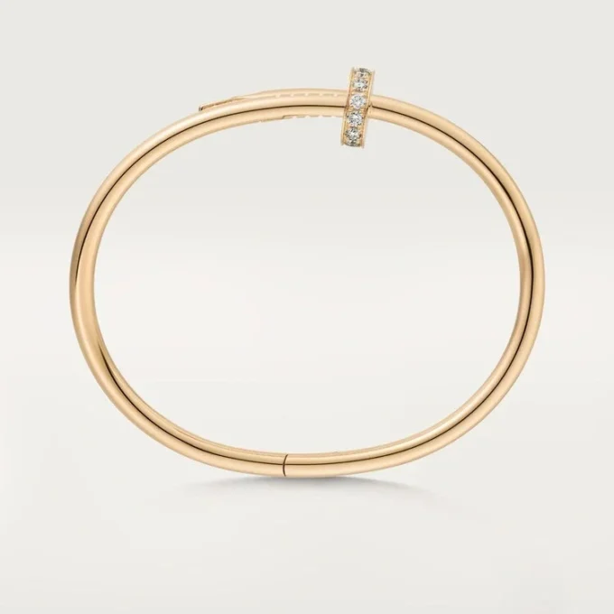 Bransoletka Juste Un Clou, model Classic, diamenty