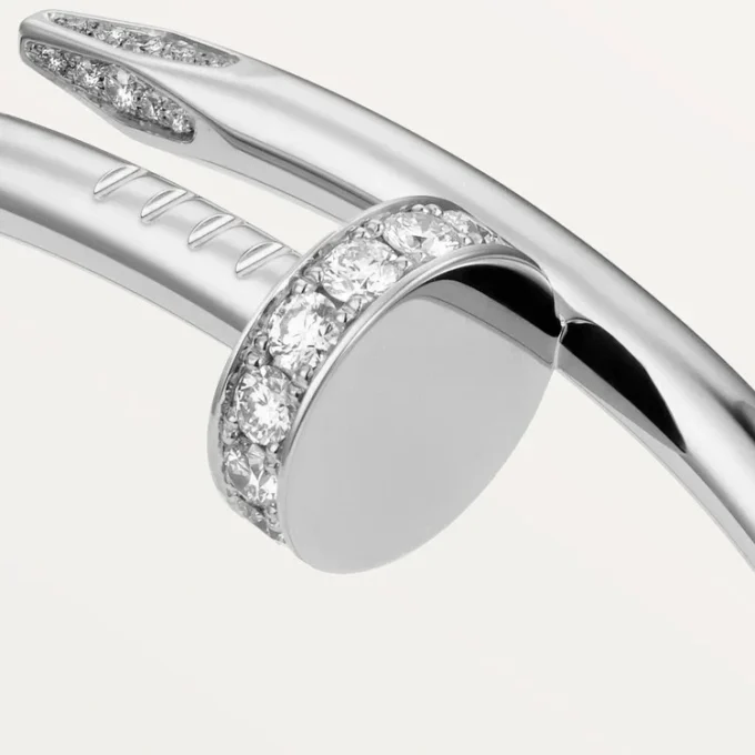 Bransoletka Juste Un Clou, model Classic, diamenty