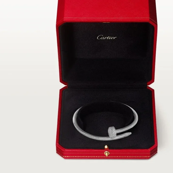 Bransoletka Juste Un Clou, model Classic, diamenty