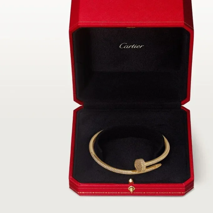 Bransoletka Juste Un Clou, model Classic, diamenty