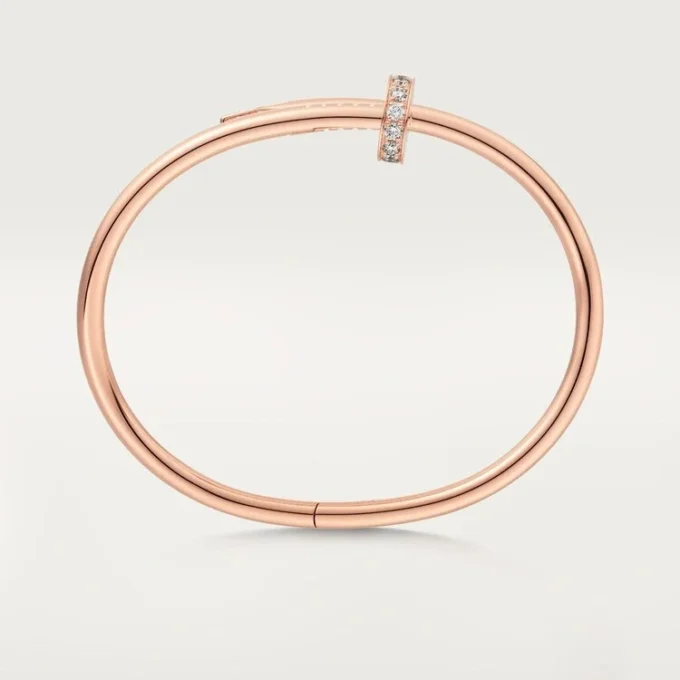 Bransoletka Juste Un Clou, model Classic, diamenty