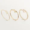 Bransoletka Juste Un Clou, model Classic, diamenty