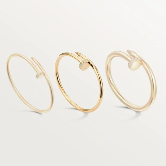 Bransoletka Juste Un Clou, model Classic, diamenty