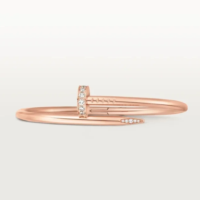 Bransoletka Juste Un Clou, model Classic, diamenty