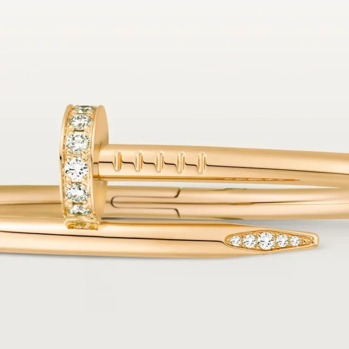 Bransoletka Juste Un Clou, model Classic, diamenty