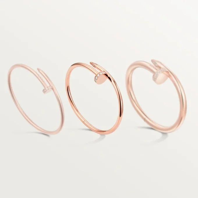 Bransoletka Juste Un Clou, model Classic, diamenty