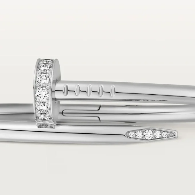 Bransoletka Juste Un Clou, model Classic, diamenty