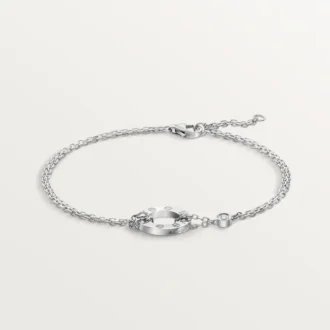 Bransoletka Love – białe złoto, diamenty – Cartier