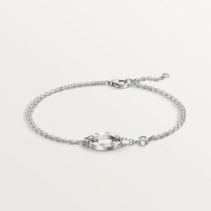 Bransoletka Love – białe złoto, diamenty – Cartier