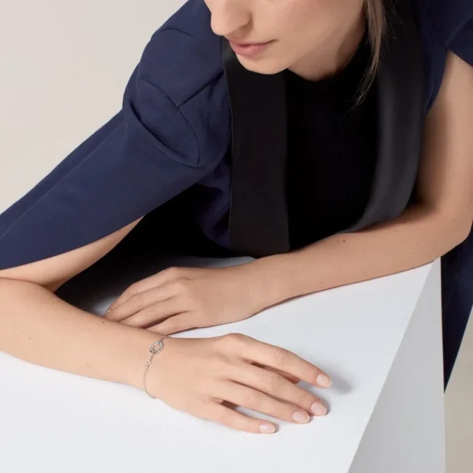 Bransoletka Love – białe złoto, diamenty – Cartier