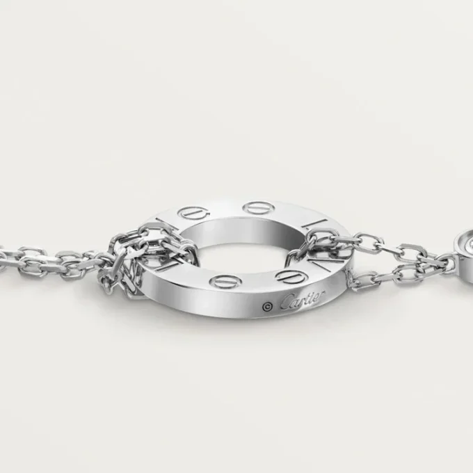 Bransoletka Love – białe złoto, diamenty – Cartier