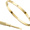 Bransoletka Love, mały model, 10 diamentów